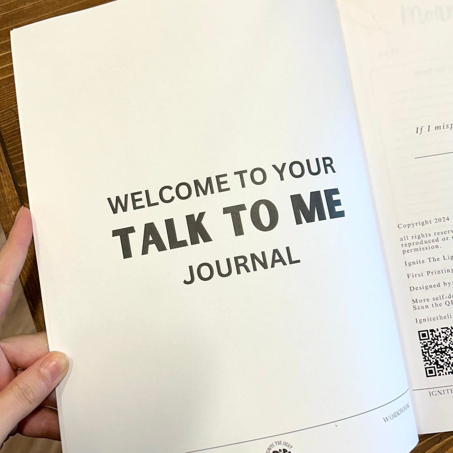 The Talk To Me Journal