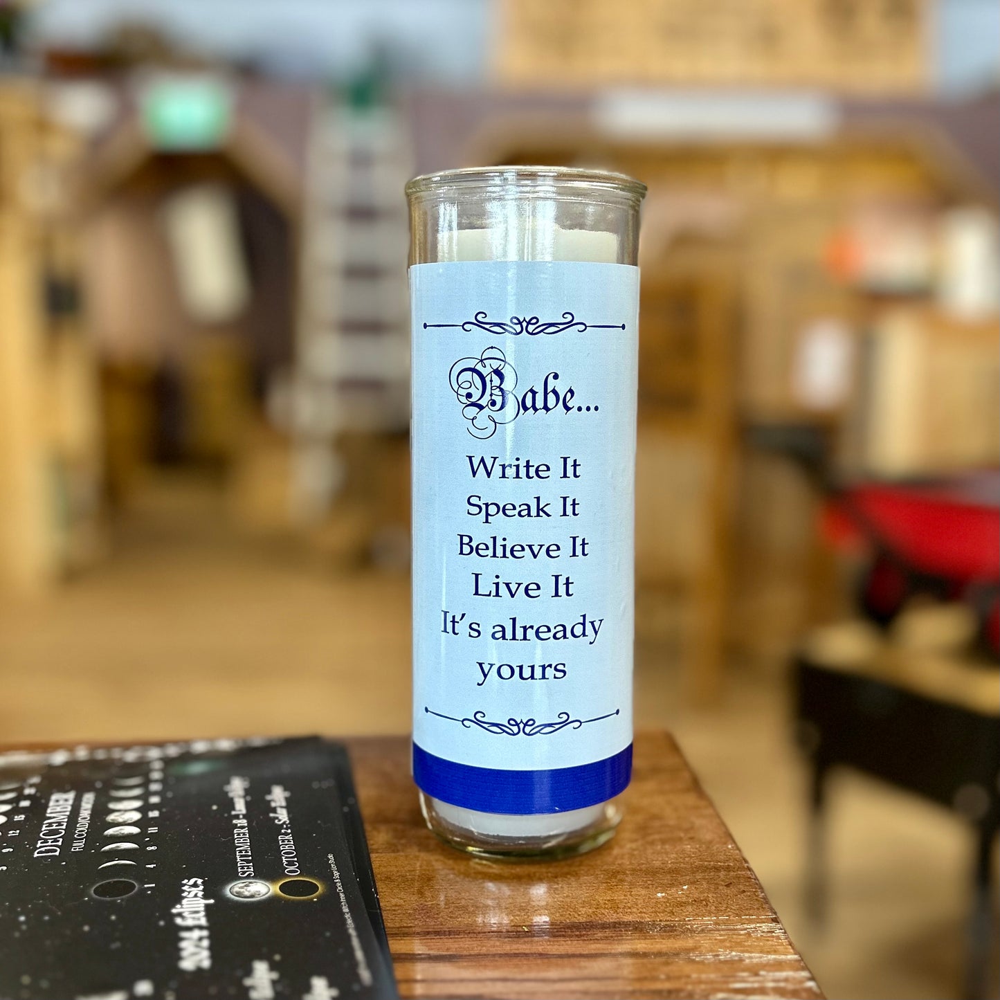 Candle Manifest That Shit Scentless Candle