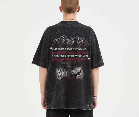 Strong Men Create Good Times Snow Wash T-Shirt