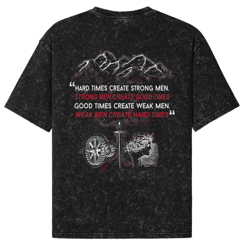 Strong Men Create Good Times Snow Wash T-Shirt