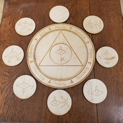 Tables of Practice for Sorcery of Hekate by Jason Miller - Large 12" - North Witch Magick Co.