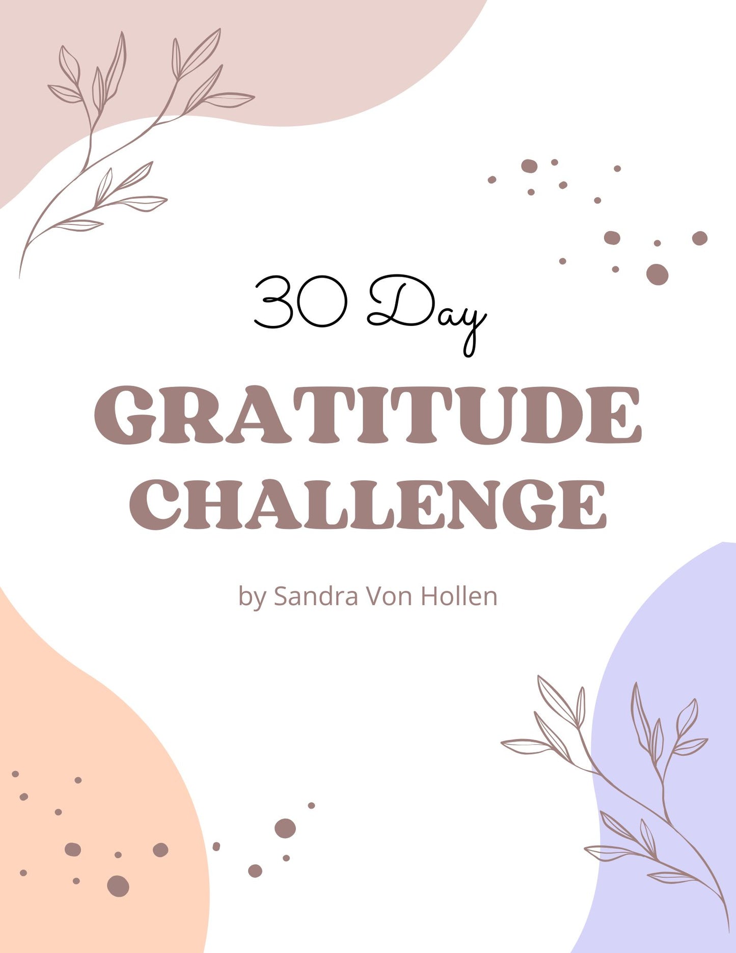 30 Day Gratitude Challenge: Free Download