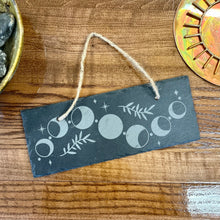 Load image into Gallery viewer, Moon Phase Slate Decoration - Ignite the light

