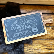 Load image into Gallery viewer, Witches Brew Cafe Cutting Board - Ignite the light
