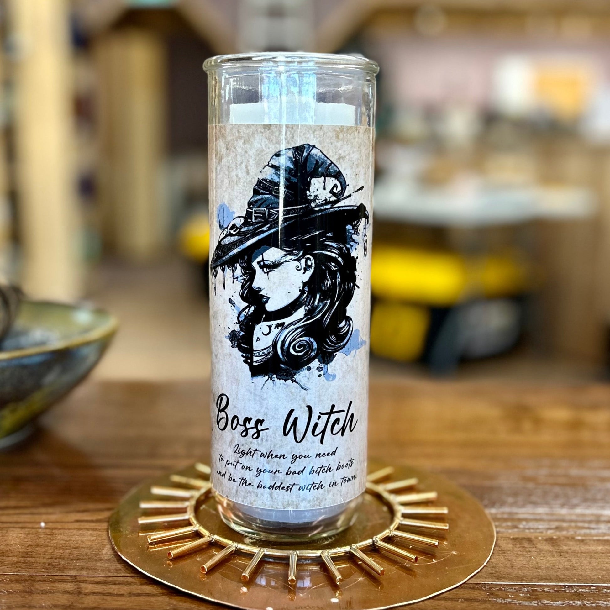Boss Witch Affirmation Candle - Ignite the light