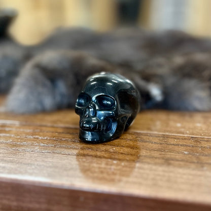 Black Obsidian Skull - Ignite the light / Alberta Laser Engraving