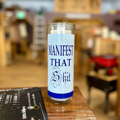 Candle Manifest That Shit Scentless Candle