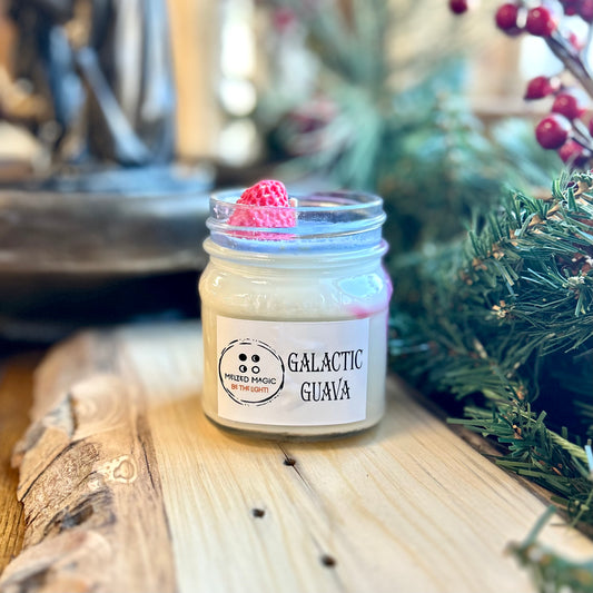 Galactic Guava Soy Wax Candle | Melted Magic