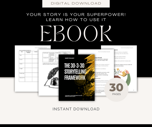 The 30-3-30 Storytelling Framework
