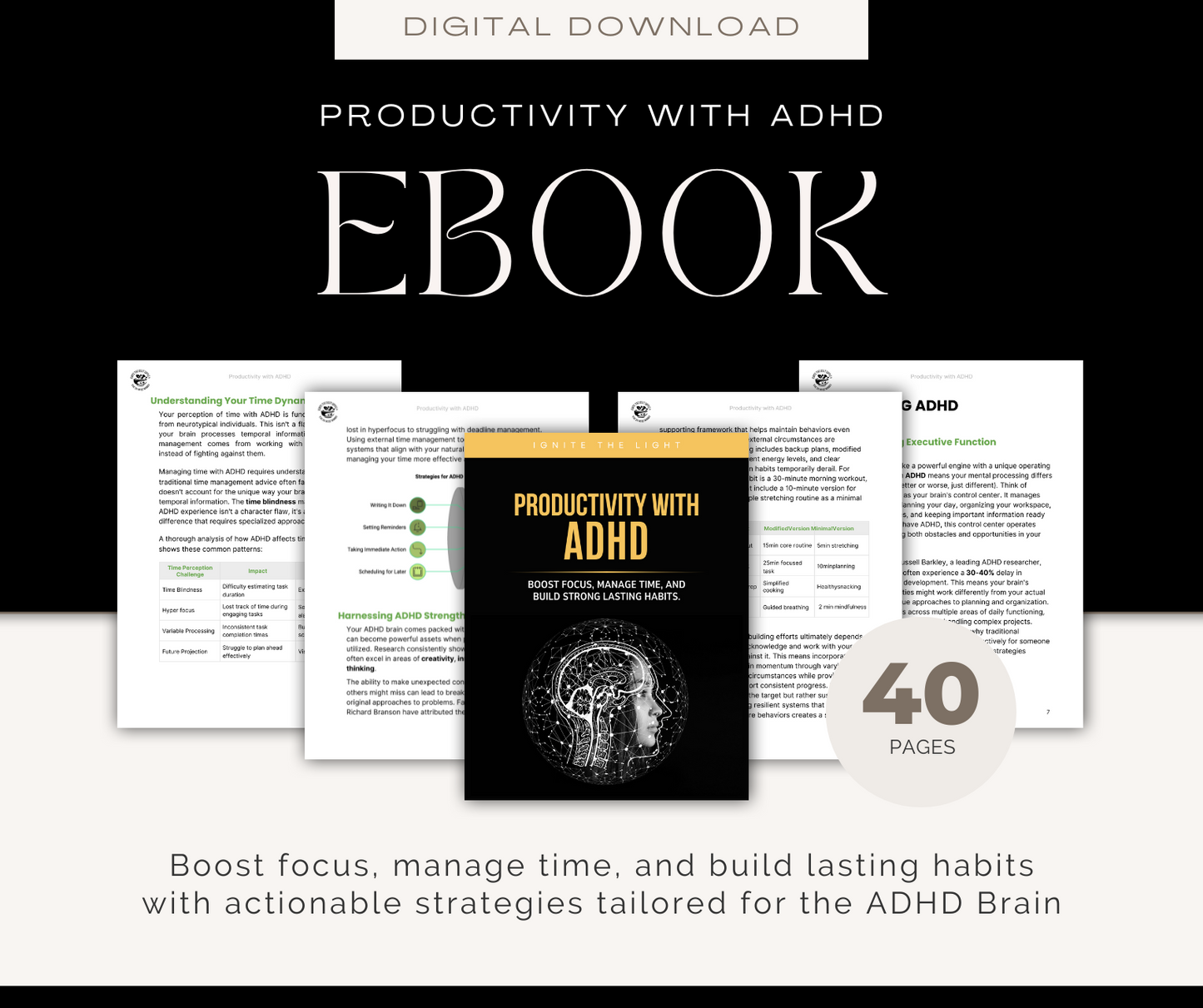 Productivity With ADHD eBook
