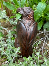 Load image into Gallery viewer, Carved Ironwood Eagle NWIWE2022 - Ignite the light / Alberta Laser Engraving
