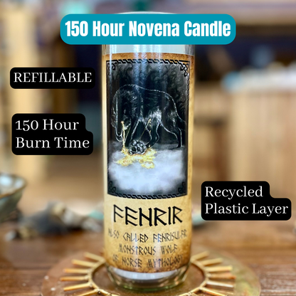 Fenrir Novena Candle - North Witch Magick Co.