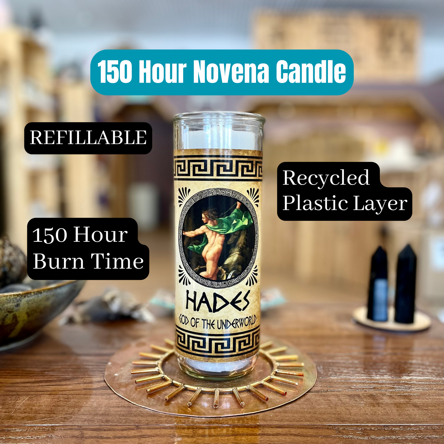 Hades Novena Candle - North Witch Magick Co.