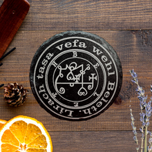 Load image into Gallery viewer, Beleth slate altar tile - North Witch Magick Co.
