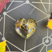 Load image into Gallery viewer, Pyrite heart - North Witch Magick Co.
