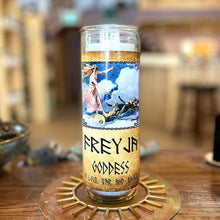 Load image into Gallery viewer, Freyja Novena Candle - North Witch Magick Co.
