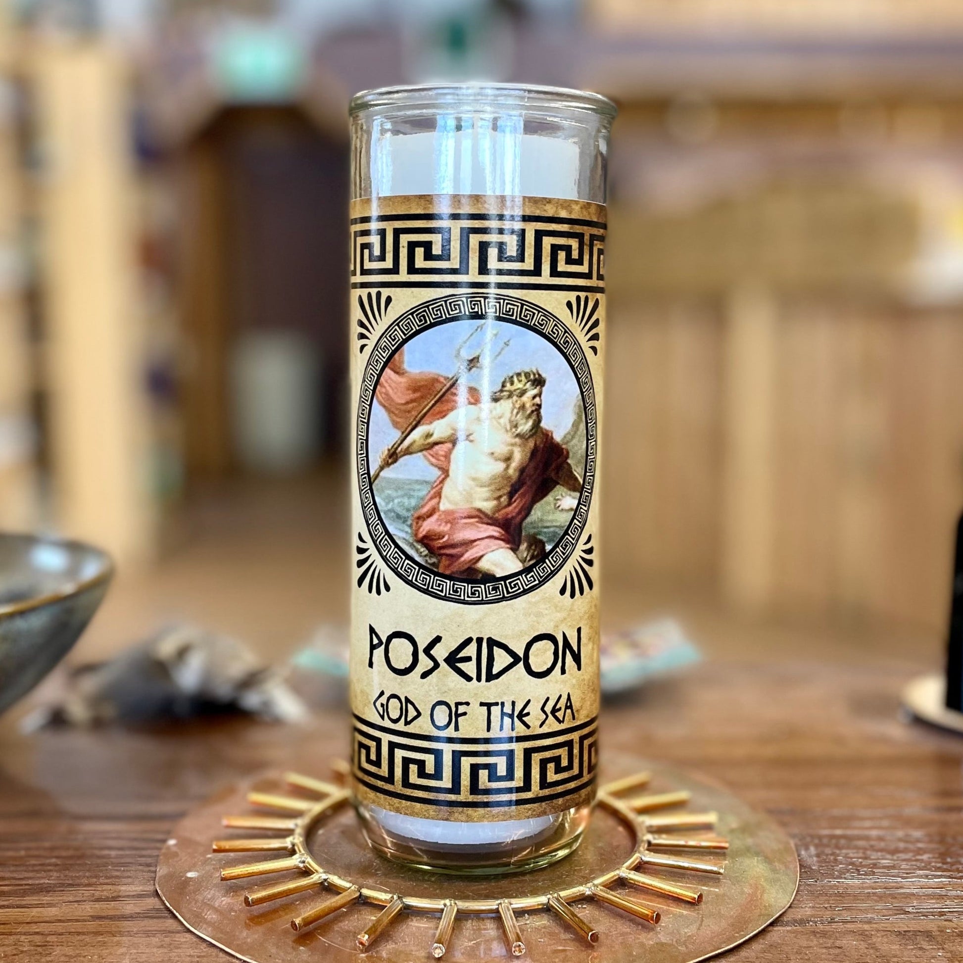 Poseidon Novena Candle - North Witch Magick Co.