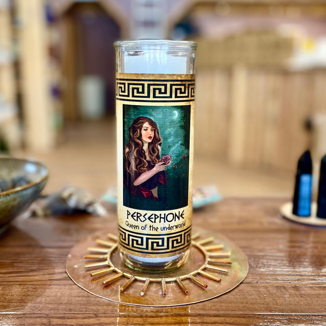Persephone Novena Candle - North Witch Magick Co.
