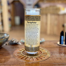 Load image into Gallery viewer, Persephone Novena Candle - North Witch Magick Co.
