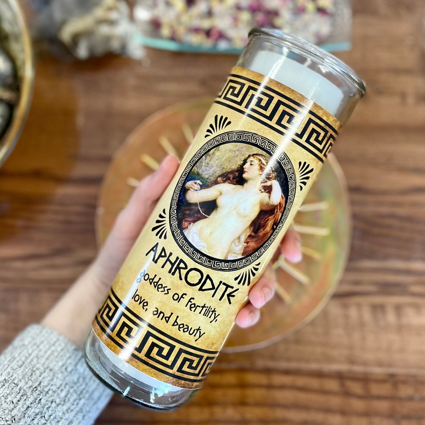 Aphrodite Novena Candle - North Witch Magick Co.