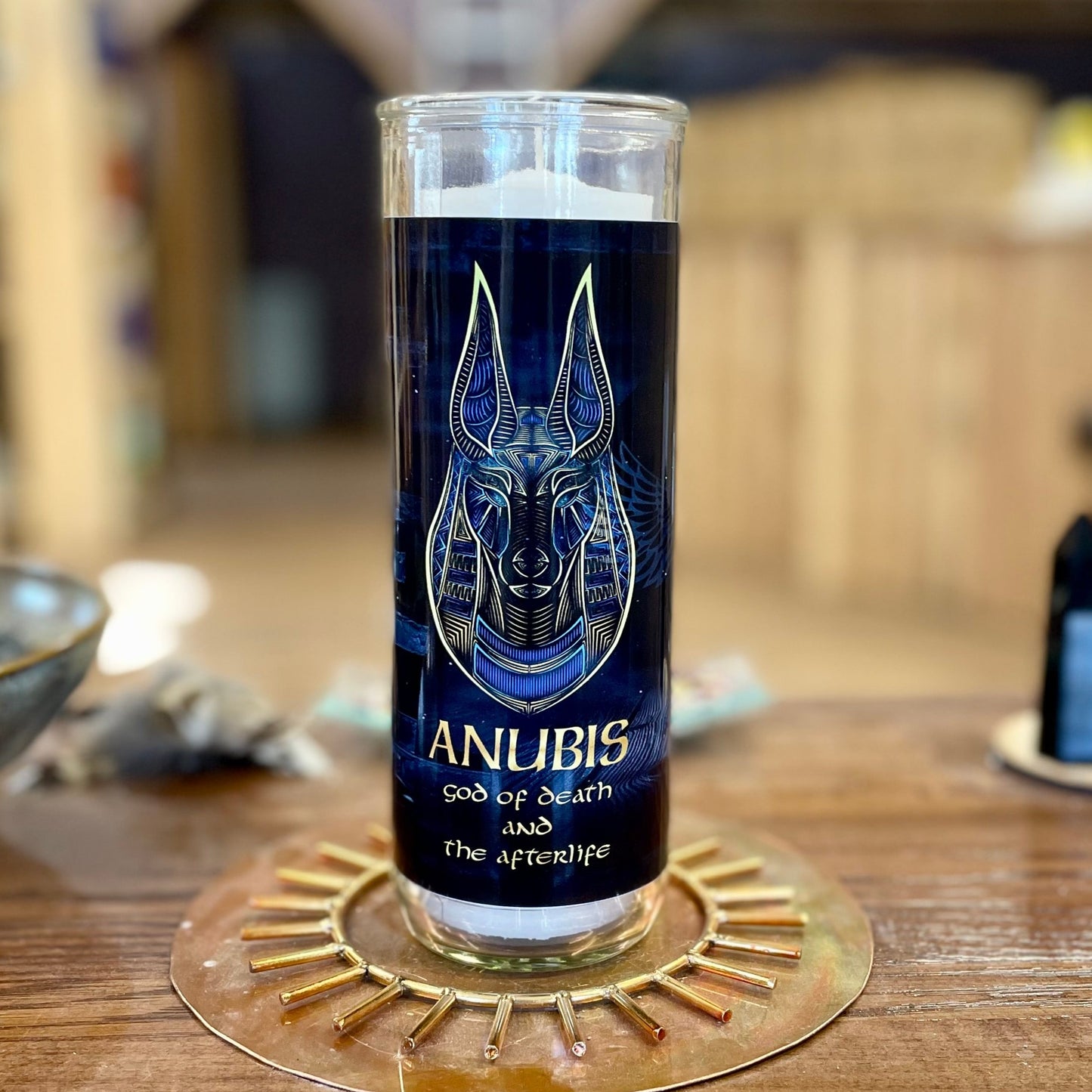 Anubis Refillable Candle - North Witch Magick Co.