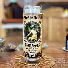 Load image into Gallery viewer, Hermes Novena Candle - North Witch Magick Co.
