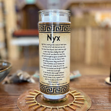 Load image into Gallery viewer, Nyx Novena Candle - North Witch Magick Co.
