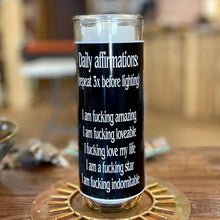 Load image into Gallery viewer, You are effing amazing novena candle - North Witch Magick Co.
