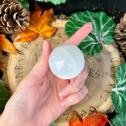 Selenite Orb - North Witch Magick Co.