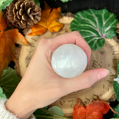Selenite Orb - North Witch Magick Co.