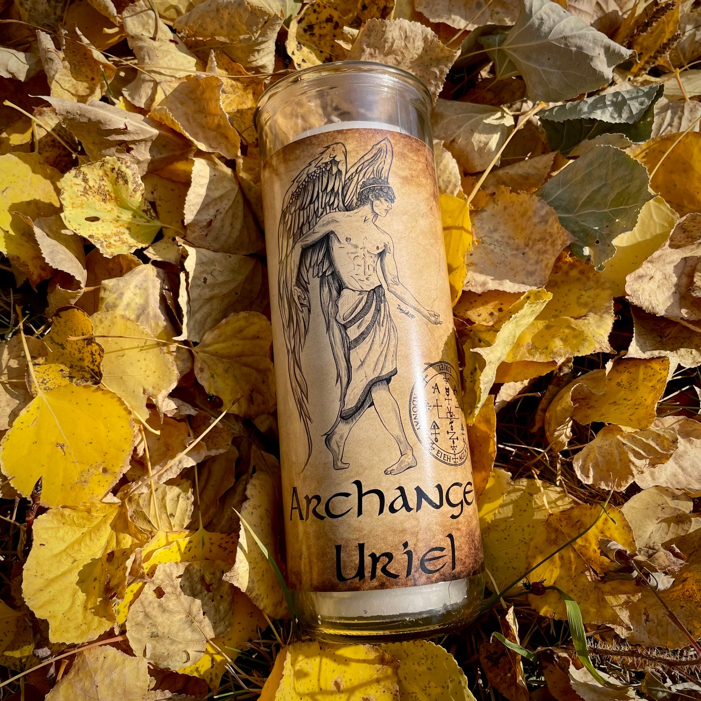 Archangel Uriel Novena Candle - North Witch Magick Co.