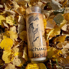 Load image into Gallery viewer, Archangel Uriel Novena Candle - North Witch Magick Co.

