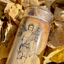 Load image into Gallery viewer, Archangel Raphael Novena Candle - North Witch Magick Co.
