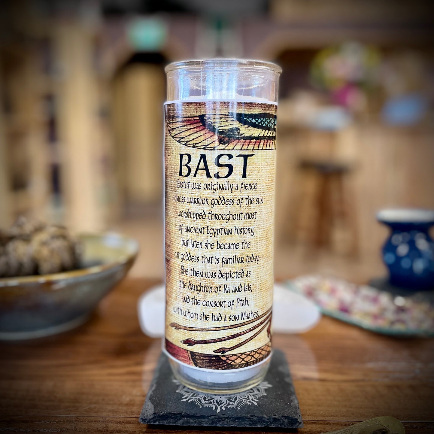 Bast 150 Hour Candle - North Witch Magick Co.